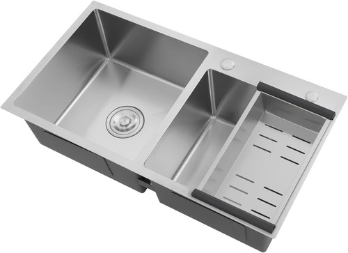 Double bowl stainless steel - double,