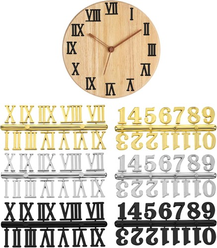 Pieces plastic clock - 6, numbers