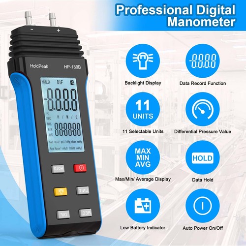Digital manometer air pressure - digital,