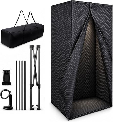 Portable vocal booth foldable - portable,