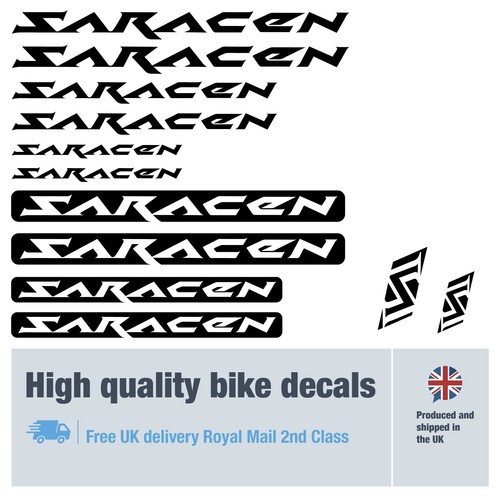Saracen classic bike - labels, /