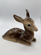 Vintage Ceramic Sitting Deer/Fawn