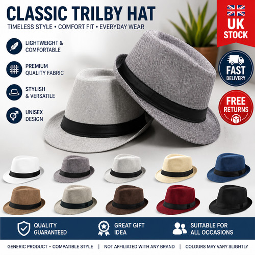 Mens women fedora hat - women,