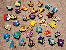 Bargain! 36 pcs Croc shoe Charms  Resale Carboots pokemon Markets new in bag