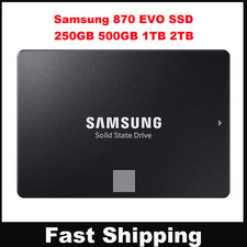Samsung 870 EVO SATA III 2.5" SSD 250GB 500GB 1TB 2TB Solid State Drive Lot NEW