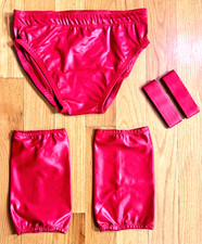 Pro Wrestling Gear Set Wet Red