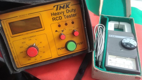 Two vintage electrical - electrical, testers