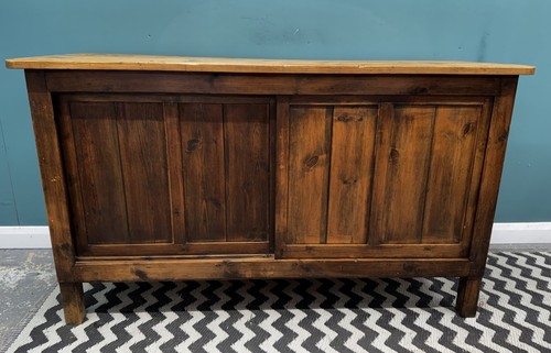 Rustic pine sideboard - pine,