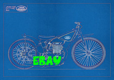 Speedway JAWA Motorcycle