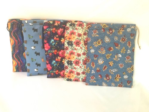 Handmade drawstring toiletry - drawstring,