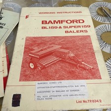 Bamfords Baler BL159 & Super