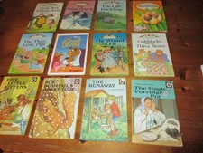 12 Ladybird books Vintage Runaway magic porridge pot bob etc.. bundle