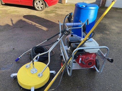 Block paving patio cleaning - block,