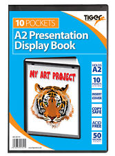 Tiger Presentation Display Book A5/A4/A3/A2 Black Office Folder Portfolios