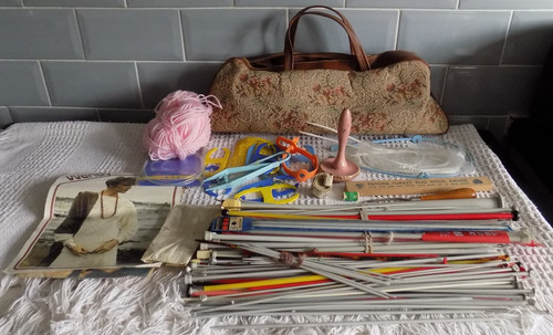 Vintage knitting needle - needle, &