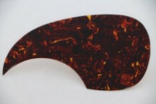 Celluloid Guitar Pickguard Martin D-18 dreadnought style red-brown tortoise