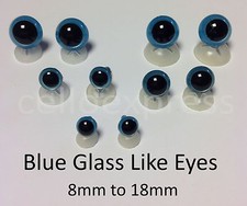 GLASS LIKE EYES with PLASTIC
