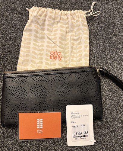 Bnwt orla kiely black - black, leather