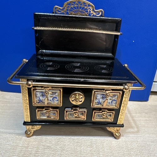 Dolls house ornate range with - ornate,