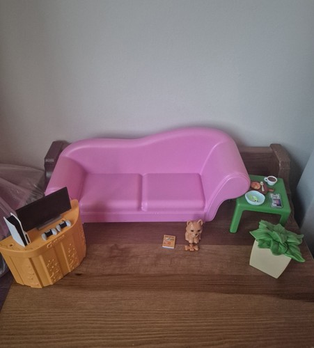 Barbie dolls living room - barbie,