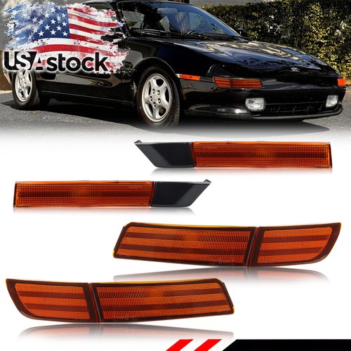 Amber front signal side - 4x,