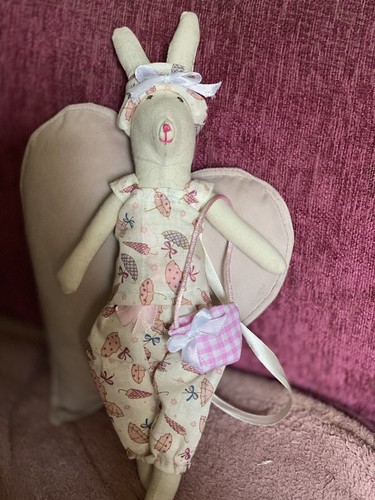 Handmade tilda dolls rabbits - handmade,