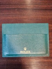 Rolex Green Leather Service