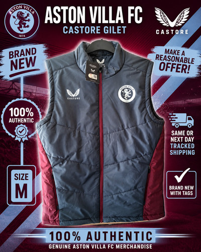 Aston villa gilet - villa, new
