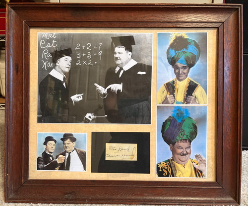Framed stan laurel - stan, &