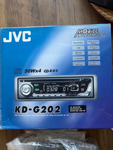 Jvc g202 car stereo - car,