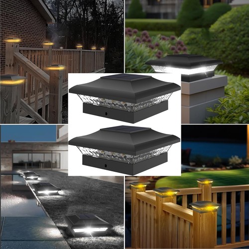 2pcs led solar post cap - solar,