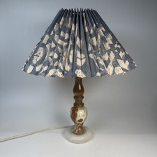Vintage Onyx Table Lamp With