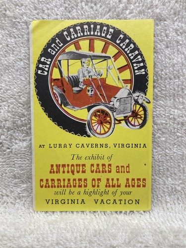 1950s brochure luray caverns - brochure,