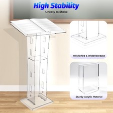 Transparent Acrylic Podium