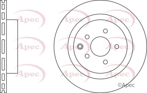 Rear axle brake discs - axle,