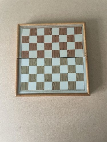 Vintage wooden backgammon - wooden,