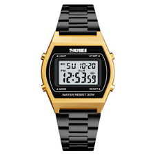 Boys Watch Stainless Square Dial Water Resistant Outdoor Unisex Digital Watches