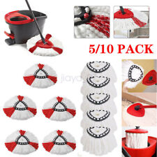 10x Replacement for Vileda Mop Heads Refill Turbo Microfibre Spin Mop Easy Wring