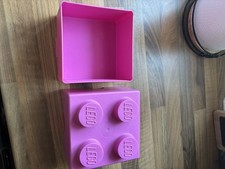 Pink Lego Storage Brick 12.5 x