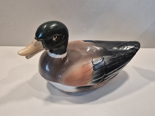 French painted mallard duck - painted,