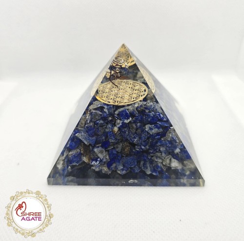 Lapis lazuli orgone pyramid - lapis,