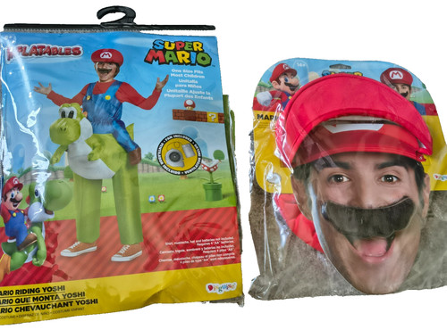Yoshi mario inflatable - mario,