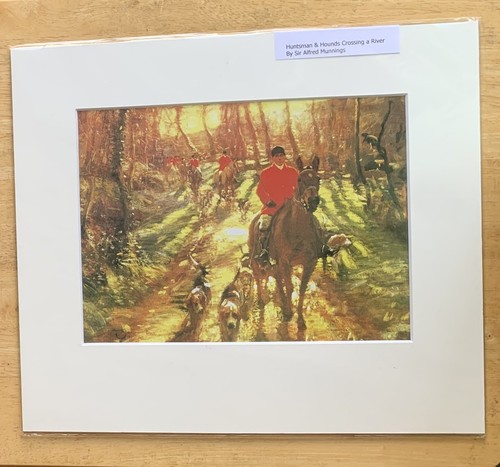 Huntsman hounds crossing a - hounds,