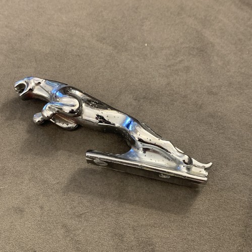 Vintage chrome jaguar leaping - vintage,
