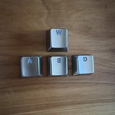 Aluminium WSAD keycaps Backlit