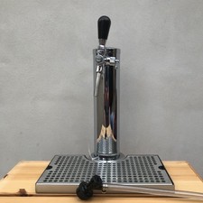 Tap Tower Single self closing Faucet flow adjuster with drip tray corny beer keg