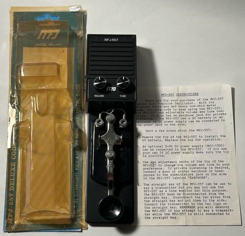 Vintage mfj 557 deluxe morse - vintage, mfj-557