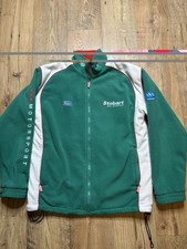 Stobart Motorsport Fleece Jacket Mens L Ford WRC Teamwear GreenWhite RallyJacket