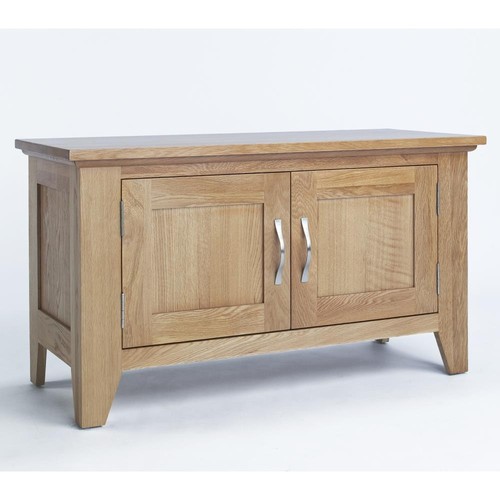 Solid oak small cabinet - oak,