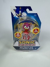 Sonic The Hedgehog 7.5cm Amy Mini Figure with 2 Collector Cards Brand New Boxed